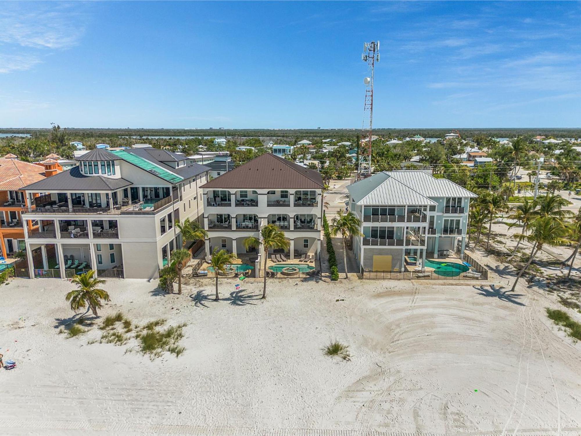 Villa Gulf-Front 10Br Estate: Private Pools, Spas, Views Fort Myers Beach Exterior foto