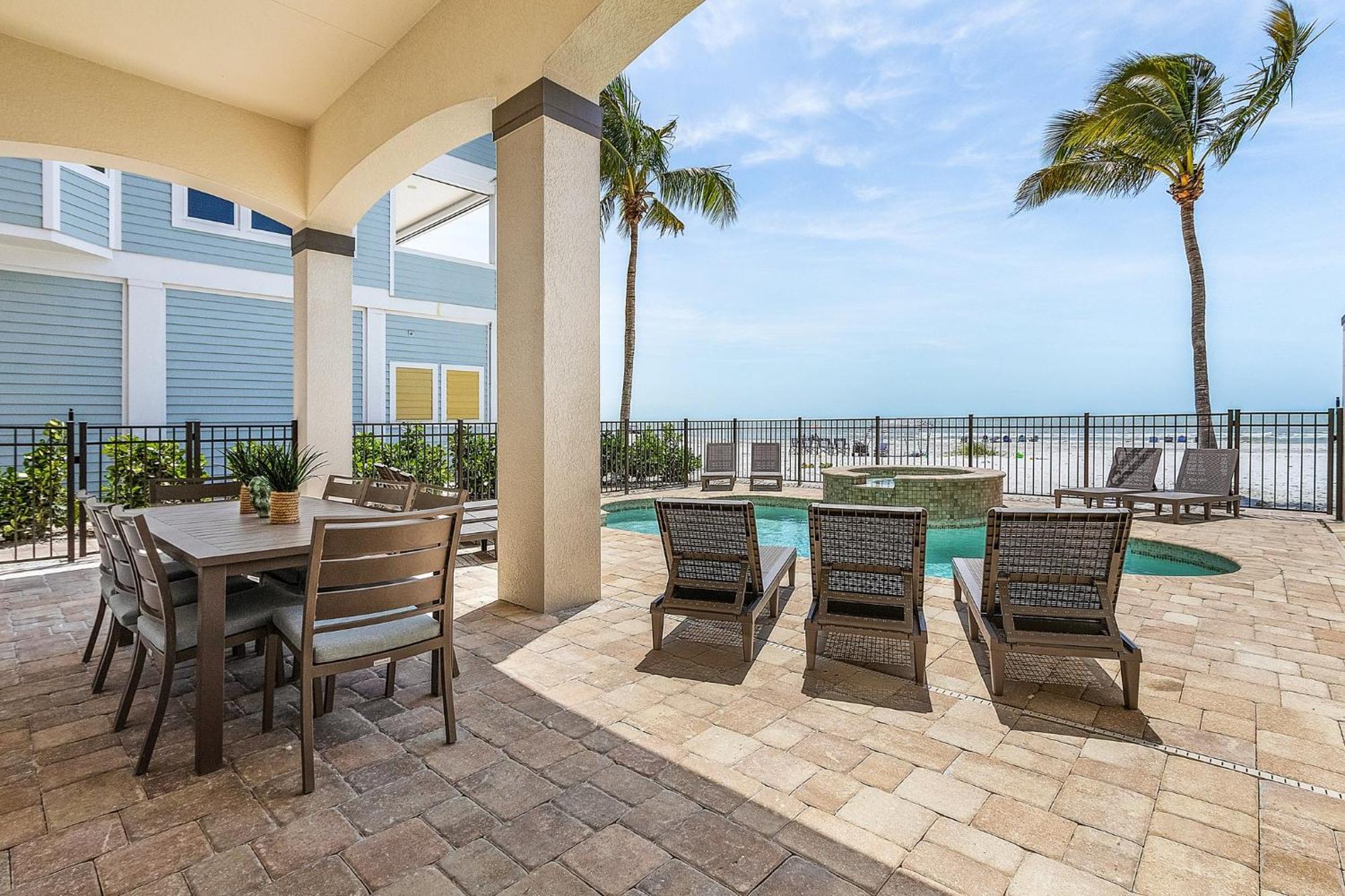 Villa Gulf-Front 10Br Estate: Private Pools, Spas, Views Fort Myers Beach Exterior foto